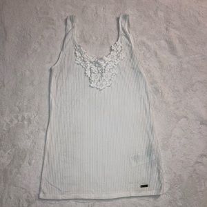 White Floral TankTop